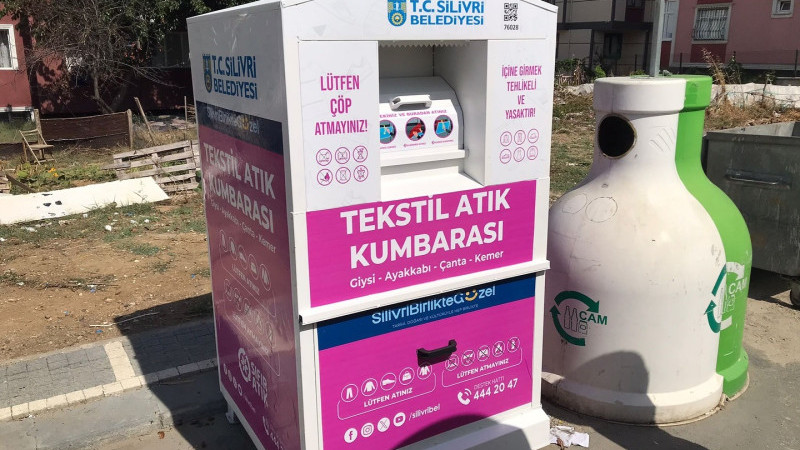 Silivri Belediyesi Tekstil Kumbaralarını Yenileniyor