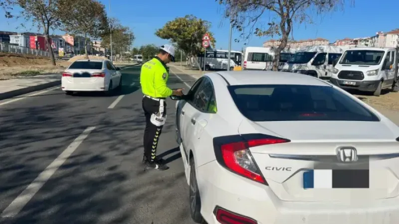 Silivri'de Trafik Denetimlerinde Sıkı İnceleme