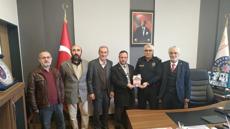 Silivri Saadet Partisi’nden, İlçe Emniyet Müdürü Ali Osman Turhan’a ziyaret