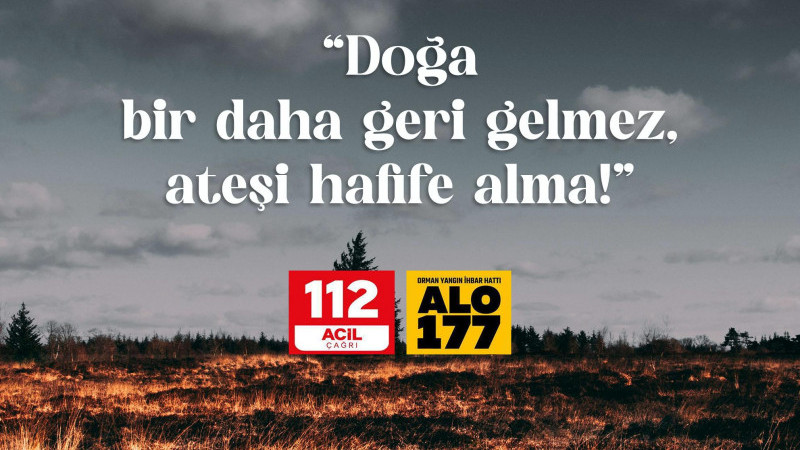 AK Parti Silivri İlçe Başkanlığı'ndan Orman Yangınlarına Karşı Uyarı
