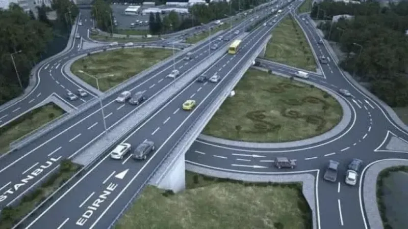 Silivri’de Otogar Kavşağı’nda Geçici Trafik Düzenlemesi
