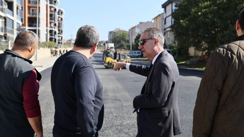 VEKİL YALÇIN EKİCİ YOL ÇALIŞMALARINI İNCELEDİ