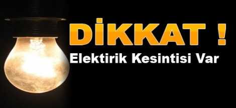 Silivri'de Elektrik Kesintisi