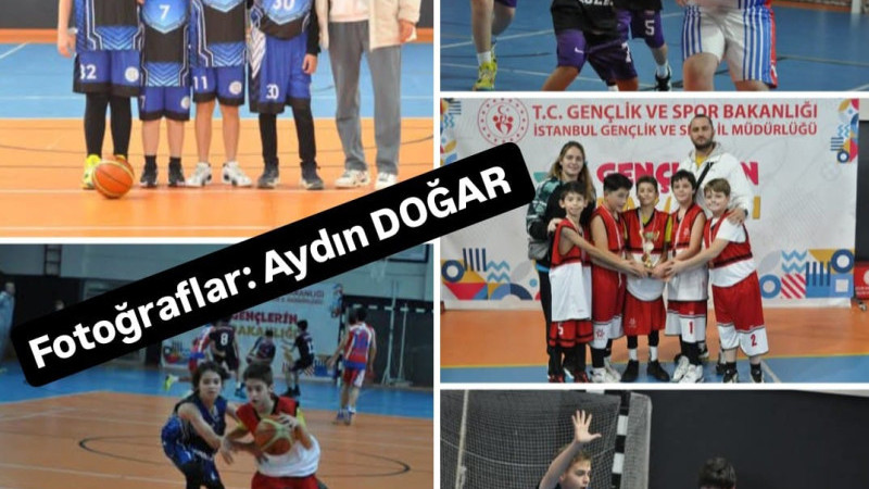 ERTUĞRUL GAZİ ORTA OKULU KIZLARDAN SONRA BASKETBOL KÜÇÜK ERKEKLERDE DE ŞAMPİYON   