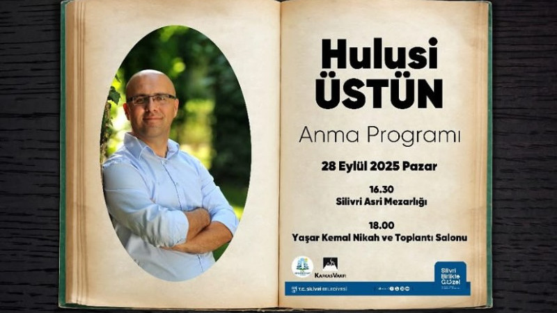 HULUSİ ÜSTÜN VEFATININ YILDÖNÜMÜNDE ANILIYOR 