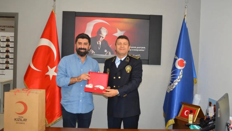 KIZILAY' DAN SİLİVRİ ZABITA' YA ANLAMLI ZİYARET