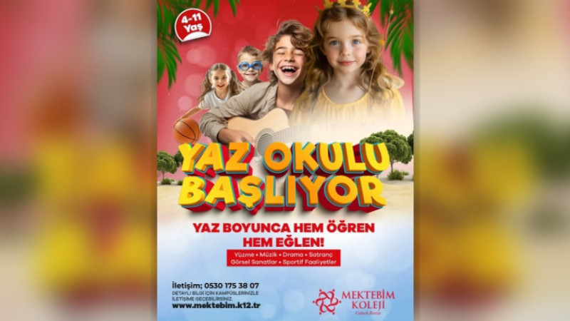 YAZ OKULU KAYITLARI BAŞLADI