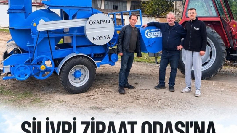SİLİVRİ ZİRAAT ODASI YENİ TARIM MAKİNELERİNE KAVUŞTU